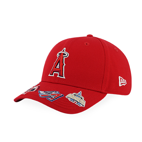 ANAHEIM ANGELS MLB VISOR HIT SCARLET 9FORTY CAP