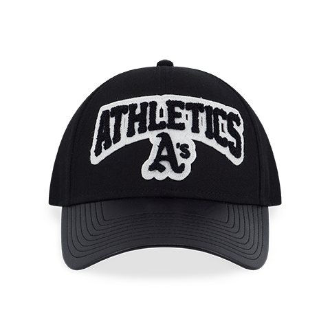 OAKLAND ATHLETICS COOPERSTOWN COLLEGE BLACK 9FORTY CAP