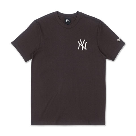 NEW YORK YANKEES COLOR STORY BROWN SUEDE SHORT SLEEVE T-SHIRT