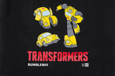 NEW ERA X TRANSFORMERS AUTOBOT LOGO BLACK ECO TOTEBAG
