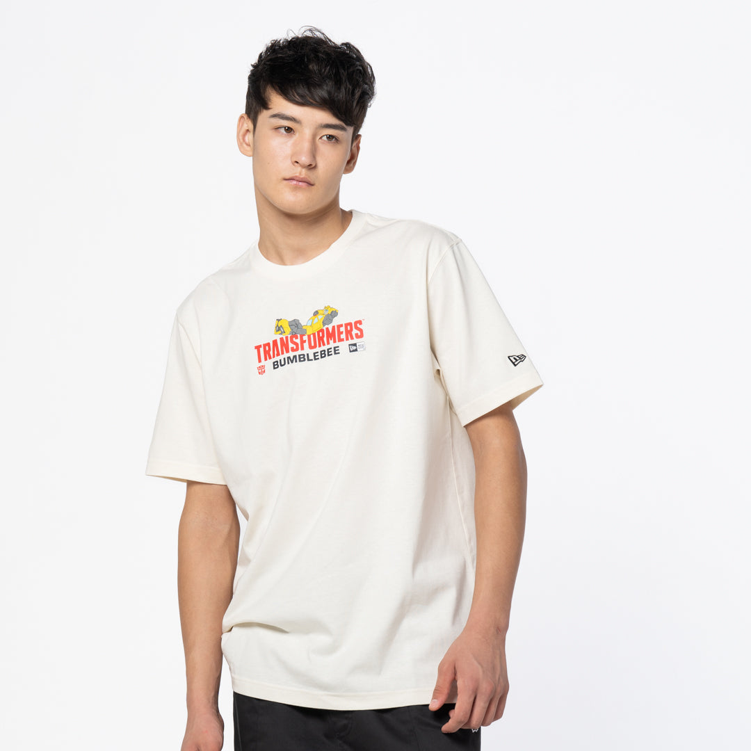 NEW ERA X TRANSFORMERS BUMBLEBEE EIVORY SHORT SLEEVE T-SHIRT