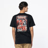 NEW ERA TRANSFORMERS AUTOBOTS OPTIMUS PRIME AND CYBERTRONIAN BLACK SHORT SLEEVE T-SHIRT