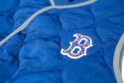 BOSTON RED SOX NAVY PADDED VEST JACKET