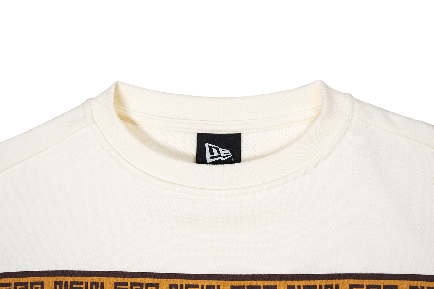 NEW ERA IVORY CREW NECK DRESS