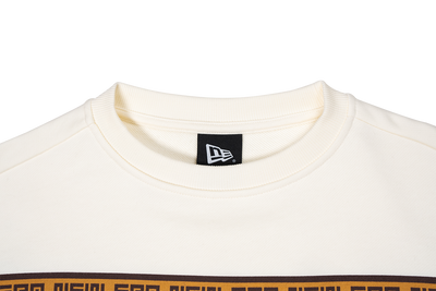 NEW ERA IVORY CREW NECK DRESS