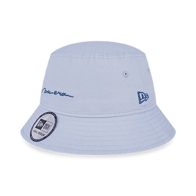 NEW ERA SOFT NATURE - PLANTS ALL OVER INNER PRINT SOFT BLUE TAPERED BUCKET