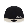 NEW ERA BASIC LIGHT CREAM VISOR BLACK 9FIFTY CAP