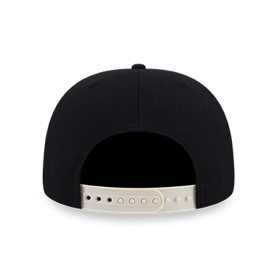 NEW ERA BASIC LIGHT CREAM VISOR BLACK 9FIFTY CAP