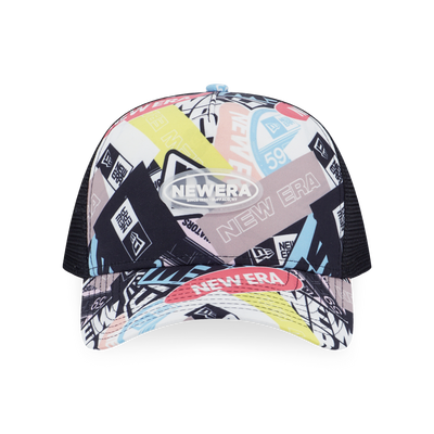 NEW ERA PARTY VIBE - STICKER BOMBING MULTI 9FORTY AF TRUCKER CAP