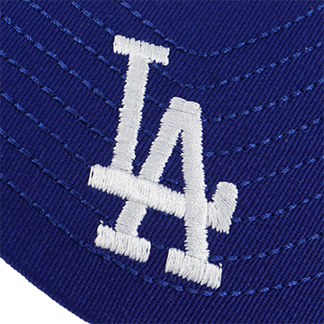 LOS ANGELES DODGERS PARTY VIBE - MLB DONUT DARK ROYAL VISOR WHITE  9FORTY AF TRUCKER CAP