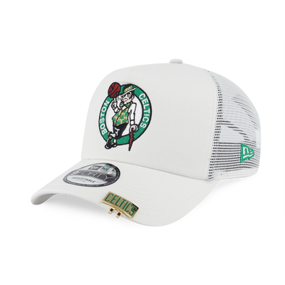 NBA BOSTON CELTICS VISOR CLIP WHITE 9FORTY AF TRUCKER CAP
