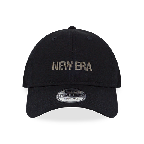NEW ERA METAL BUCKLE BLACK 9FORTY UNST CAP