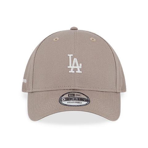 LOS ANGELES DODGERS COLOR ERA SMALL LOGO ASH BROWN 9FORTY CAP