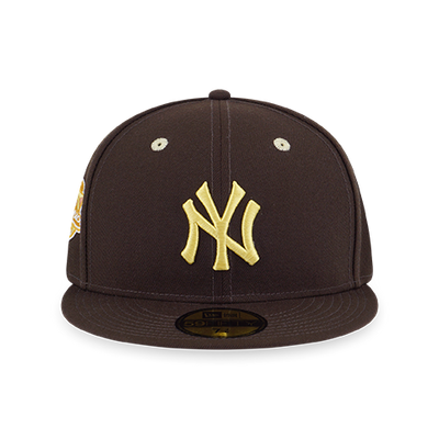 59FIFTY PACK - EASTER NEW YORK YANKEES COOPERSTOWN SOFT YELLOW UNDERVISOR WALNUT 59FIFTY CAP
