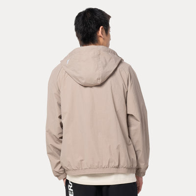 NEW ERA BASIC ASH BROWN WINDBREAKER