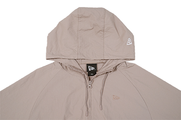 NEW ERA BASIC ASH BROWN WINDBREAKER JACKET