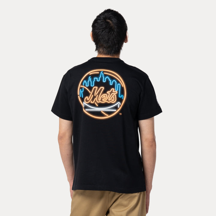 NEW YORK METS PARTY VIBE - SUMMER NEON BLACK REGULAR SHORT