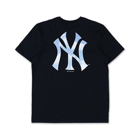 NEW YORK YANKEES NE SAILOR CLUB - CLOUD BLACK REGULAR SHORT SLEEVE T-SHIRT