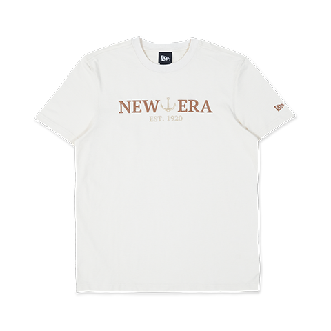 NEW ERA SAILOR CLUB LIGHT CREAM REGULAR SHORT SLEEVE T SHIRT New Era Hong Kong