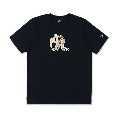 NEW ERA SAILOR CLUB BLACK REGULAR SHORT SLEEVE T-SHIRT – New