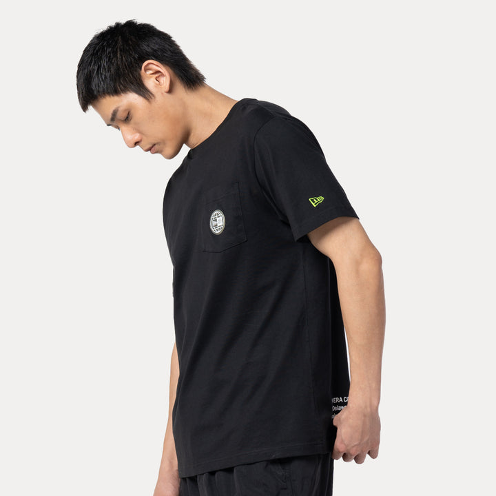 【New Era】アースデイ ユニセックス Tシャツ NEW ERA EARTH DAY BLACK REGULAR SHORT SLEEVE T-SHIRT – New