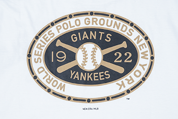 NEW YORK METS COOPERSTOWN ESSENTIAL FRONT AND BACK LOGO WHITE REGULAR SHORT SLEEVE T-SHIRT