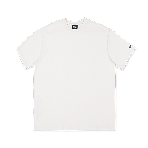 NEW ERA BASIC LIGHT CREAM OVERSIZED SHORT SLEEVE T-SHIRT