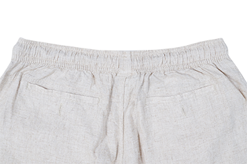 NEW ERA SOFT NATURE - LINEN LIGHT CREAM WOVEN SHORTS