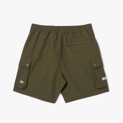 NEW ERA OUTDOOR DARK GREEN SHORTS