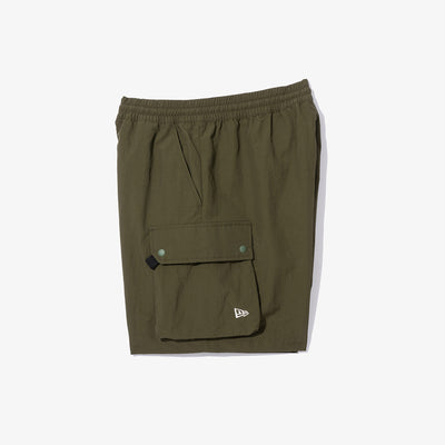 NEW ERA OUTDOOR DARK GREEN SHORTS