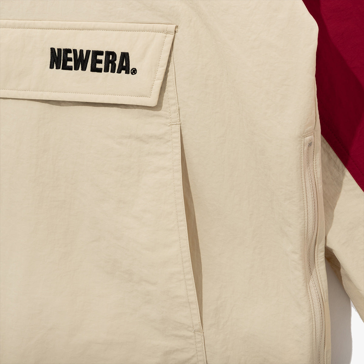 NEW ERA OUTDOOR RED ANORAK JACKET