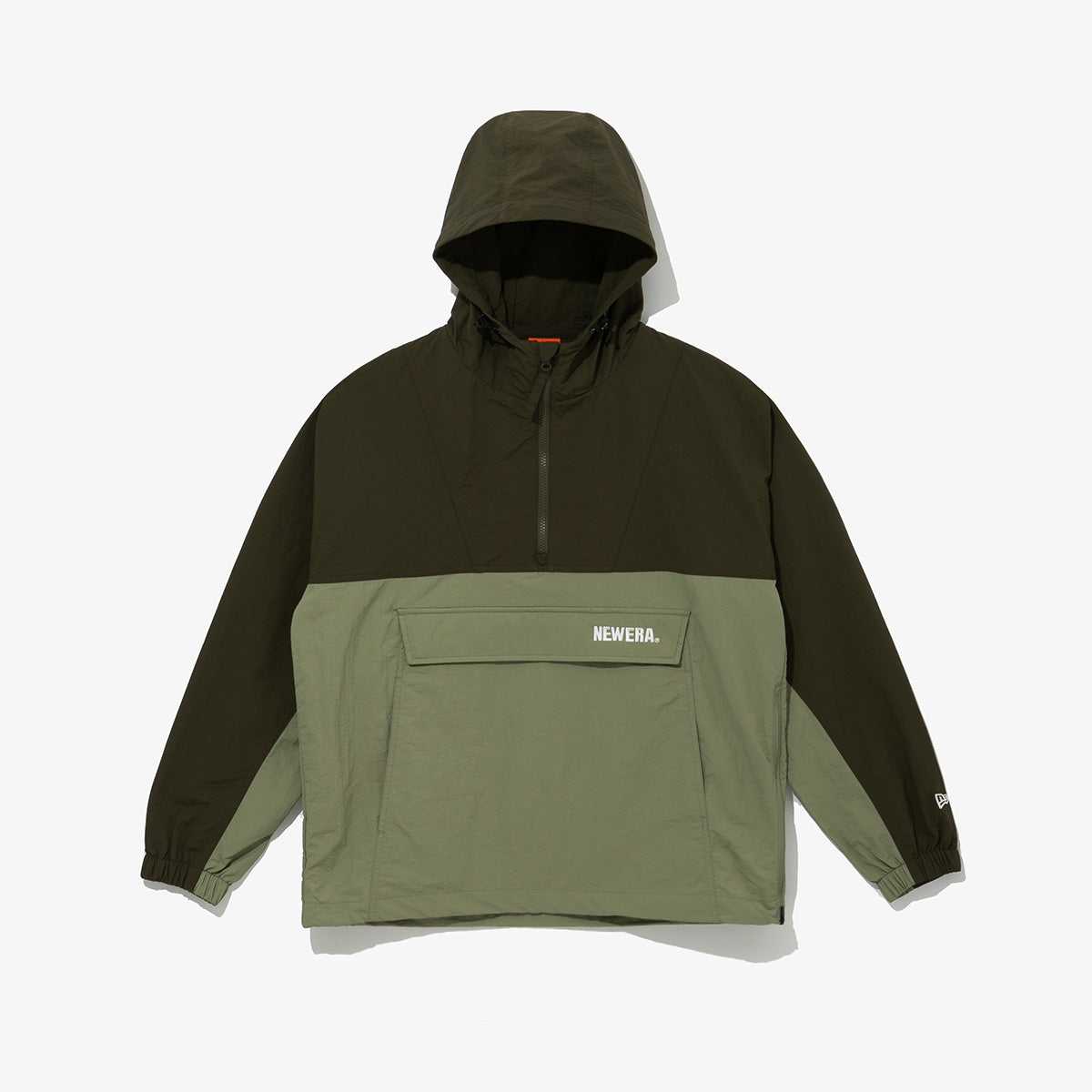 NEW ERA OUTDOOR DARK GREEN ANORAK JACKET