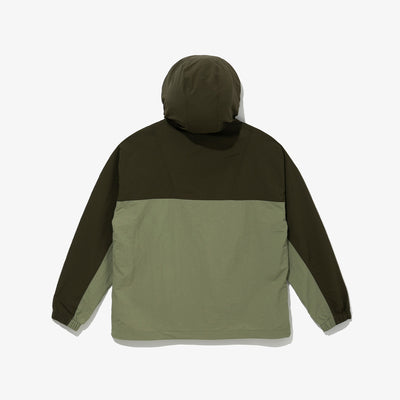 NEW ERA OUTDOOR DARK GREEN ANORAK JACKET