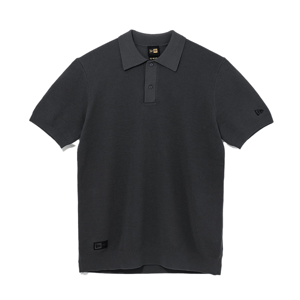 NEW ERA BLACK LABEL BLACK SHORT SLEEVE POLO SHIRT – New Era
