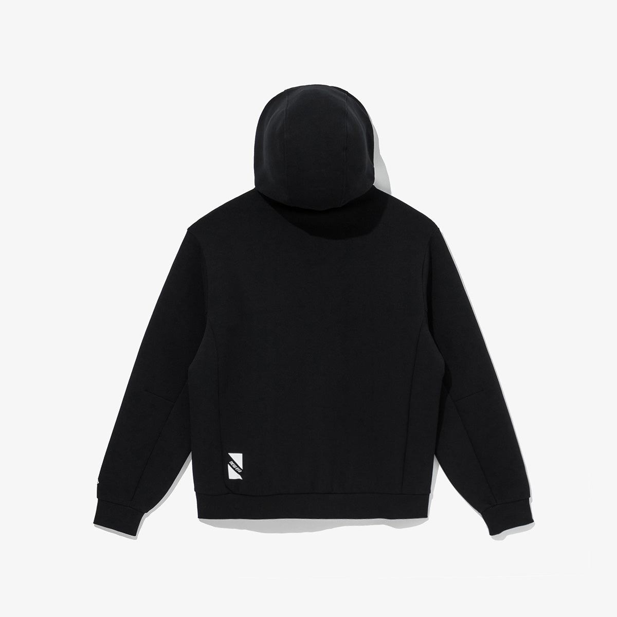 NEW ERA TECH JERSEY BLACK ZIP FRONT HOODIE