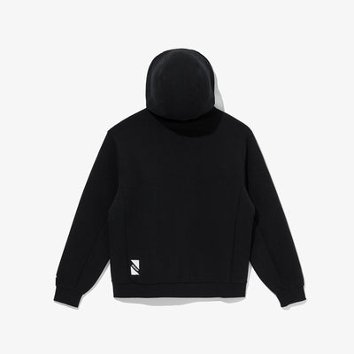 NEW ERA TECH BLACK ZIP FRONT HOODIE