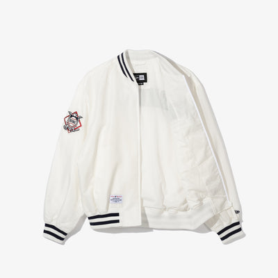 SAN DIEGO PADRES OPEN WHITE VARSITY JACKET