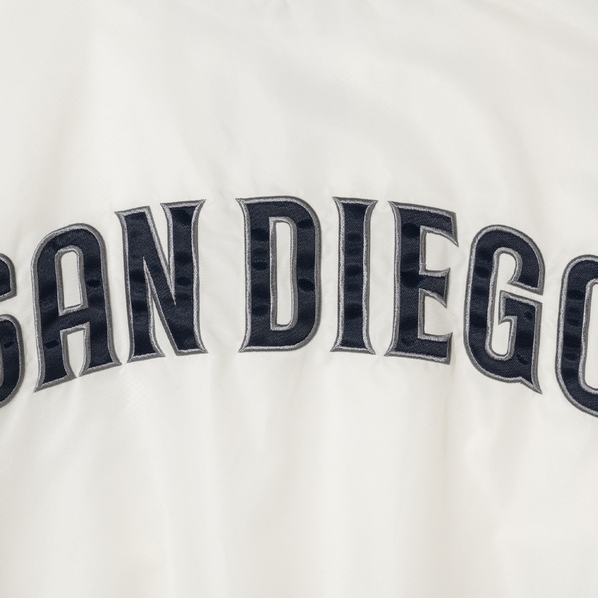 SAN DIEGO PADRES OPEN WHITE VARSITY JACKET