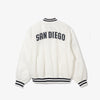 SAN DIEGO PADRES OPEN WHITE VARSITY JACKET