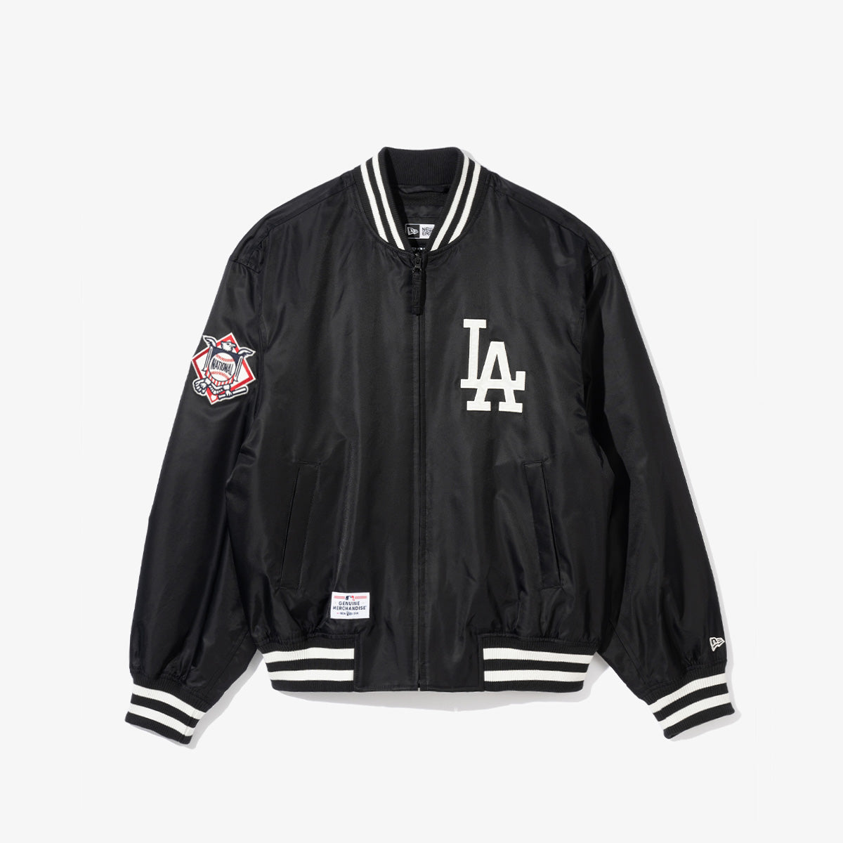 LOS ANGELES DODGERS LOGO BLACK VARSITY JACKET