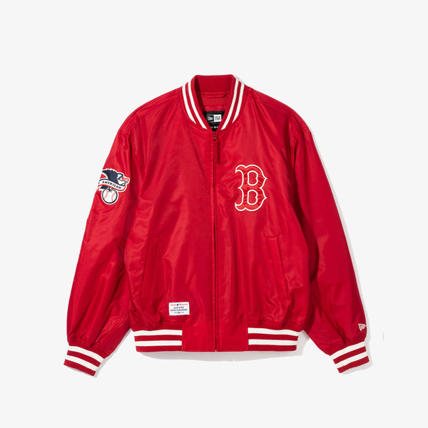 Mens Jacket Baseball Jacket Boston Red Sox BOSTON RED SOX RED