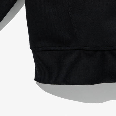 NEW ERA BASIC ESSENTIAL BLACK ZIP FRONT HOODIE