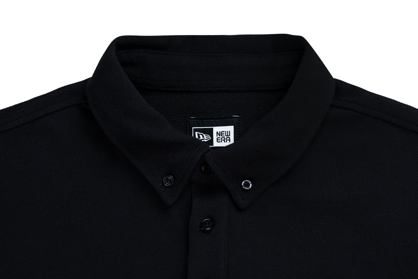 NEW YORK YANKEES COMFORT BLACK LONG SLEEVE POLO SHIRT