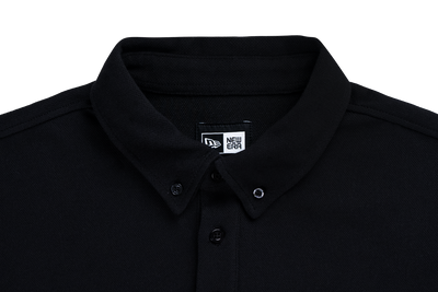 NEW YORK YANKEES COMFORT BLACK LONG SLEEVE POLO SHIRT