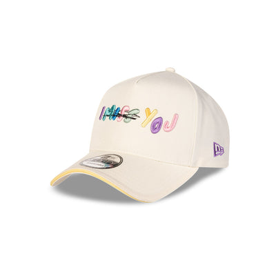 NEW ERA X RICARDO LUEVANOS MISS YOU SCRIPT CHROME WHITE 9FORTY AF CAP