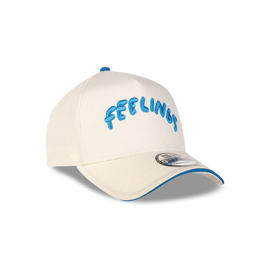 NEW ERA X RICARDO LUEVANOS FEELINGS SCRIPT CHROME WHITE 9FORTY AF CAP