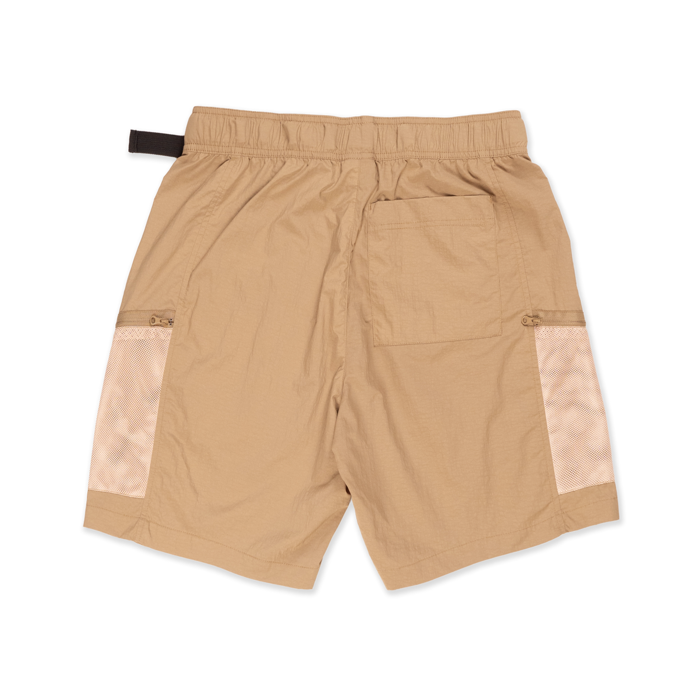 NEW ERA OUTDOOR NATURAL LOGO KHAKI UTILITY SHORTS