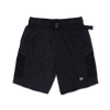 NEW ERA OUTDOOR NATURAL LOGO BLACK UTILITY SHORTS