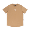 NEW ERA OUTDOOR NATURAL LOGO KHAKI PERFORMANCE SHORT SLEEVE T-SHIRT