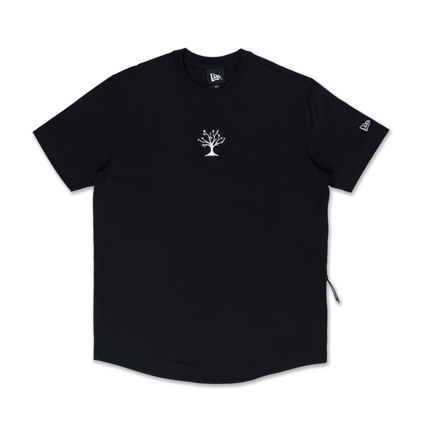 NEW ERA OUTDOOR NATURAL LOGO BLACK PERFORMANCE SHORT SLEEVE T-SHIRT